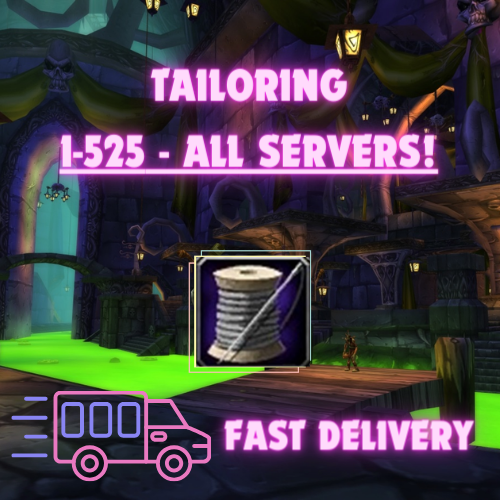 WOW Mist of Pandaria Classic/ Tailoring 1-525 EU Leveling Kit/DIY Package/ More details at descriptions